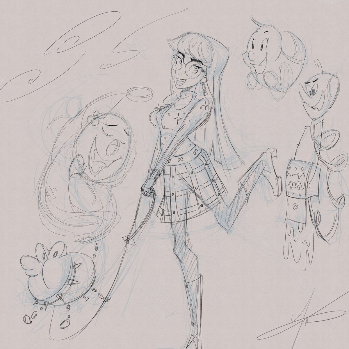 MapleMuffYn's tweet photo. I haz doodled 🧛🏻♀️👻
-
-
#characterdesign #maplemuffyn #visualdevelopment #drawings #sketches #fashiondesign #cartoons #muffynlux #art #illustration #animation #luxdva #visdev #sketchbook #scribble #friends #winter #holiday https://t.co/TQBjvWOUhf