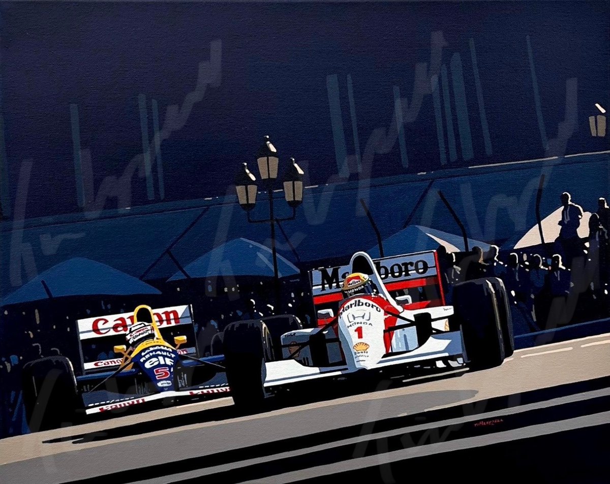 ‘The Chase’ is now available as a limited edition print! 

1992 Monaco GP featuring the epic battle between Ayrton Senna and Nigel Mansell. 

Limited to 450 signed and numbered prints. £295. Available for immediate delivery in time for Christmas! PM or reply to reserve and order!