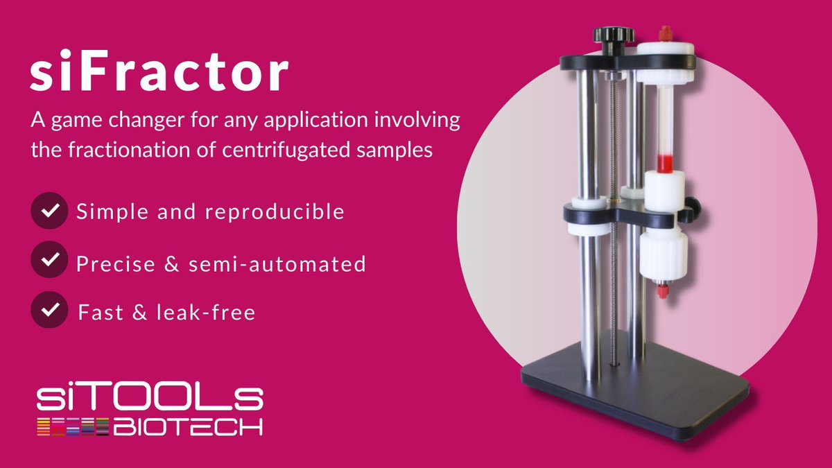Tired of the tediousness of manual sample fractionation? With the siFractor, you can overcome this limitation and much more. The siFractor offers semi-automated tube fractionation, eliminating errors and enhancing precision. More information here: buff.ly/41rdwmF