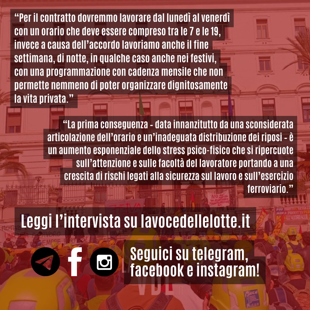 vocedellelotte's tweet photo. Nell’ultimo anno è montata la #mobilitazione dei #ferrovieri, in lotta contro condizioni di #lavoro che diventano sempre più insostenibili e usuranti, degradatesi anche in seguito a un accordo peggiorativo firmato dai #sindacati confederali.
https://t.co/0GhFMy3m79
#usb #sciopero https://t.co/88VY8Rb3iT