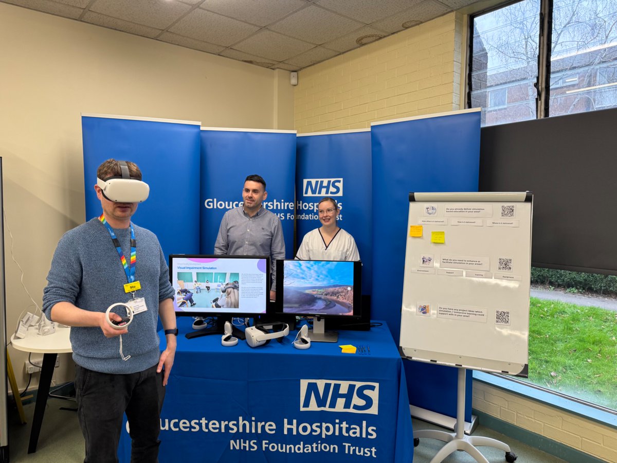 Glos_DigitalEd's tweet image. 🚨 Drop by Redwood Education Centre today! 

Learn how we’re using simulation-based education &amp;amp; #immersivelearning to transform training and drive innovation at 
@gloshospitals
 
✨ Ask questions and see simulation in action!

#SimulationEducation