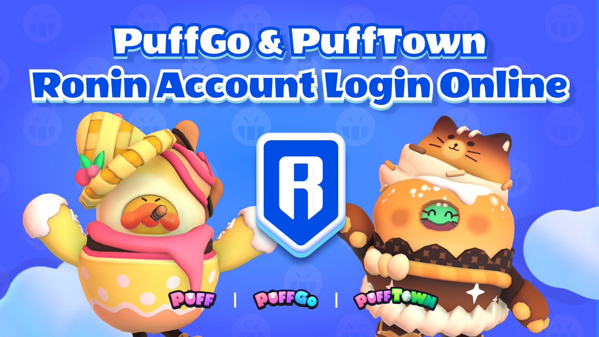 Flexialpha6's tweet photo. EXCITING UPDATE! 🎉 🚀

#PuffGo &amp; #PuffTown Apps now support @Ronin_Network account login!

Seamlessly access #Puffverse, bind existing accounts &amp; get your #Puffidentity. 

#GameFi #GamingRevolution @Puffverse #Puffverse #RoninNetwork https://t.co/23GOSoKiCk