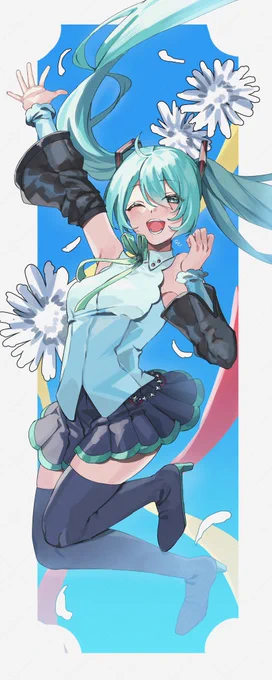 #今年も残りわずかなので今年一番伸びた絵を貼る このミクさんかな… 