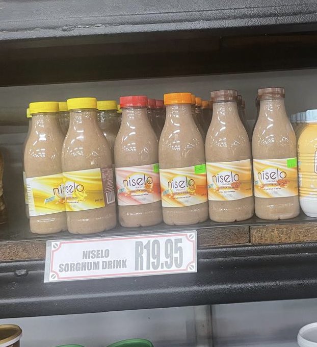 NiselodrinkUK's tweet photo. Available today in Fruitstop #Silverton #Pretoria - freshly made Niselo #Sorghum drink. 

Locally made Food &amp; Drink on the Go! https://t.co/OknUXcaOFG