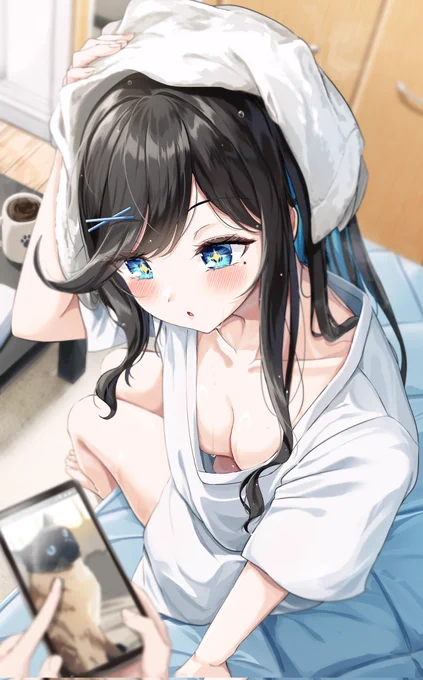 #今年も残りわずかなので今年一番伸びた絵を貼るネコチヤン!! 