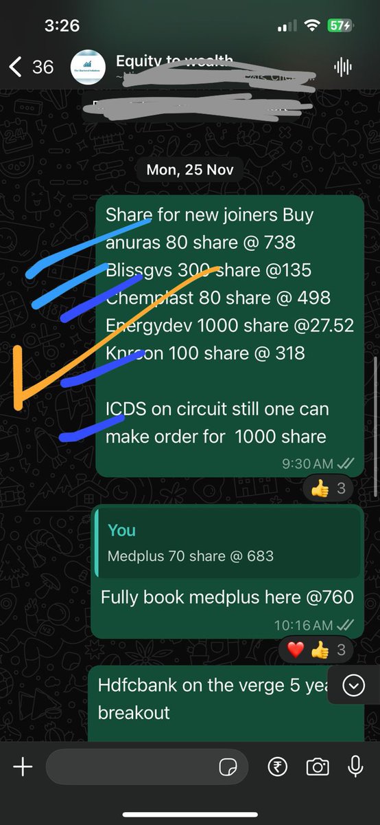 cadalukaanubhav's tweet photo. 3 calls exited in equity group today
#icds
#energydev
#manappuram
One can see every share which we share are rising and exited every screenshot attached daily
If one want such calls can join premium group where premium calls will be provided
To join one can WhatsApp @8740032032 or can directly join through link provided in my profile
https://t.co/i4VQVNpdrA