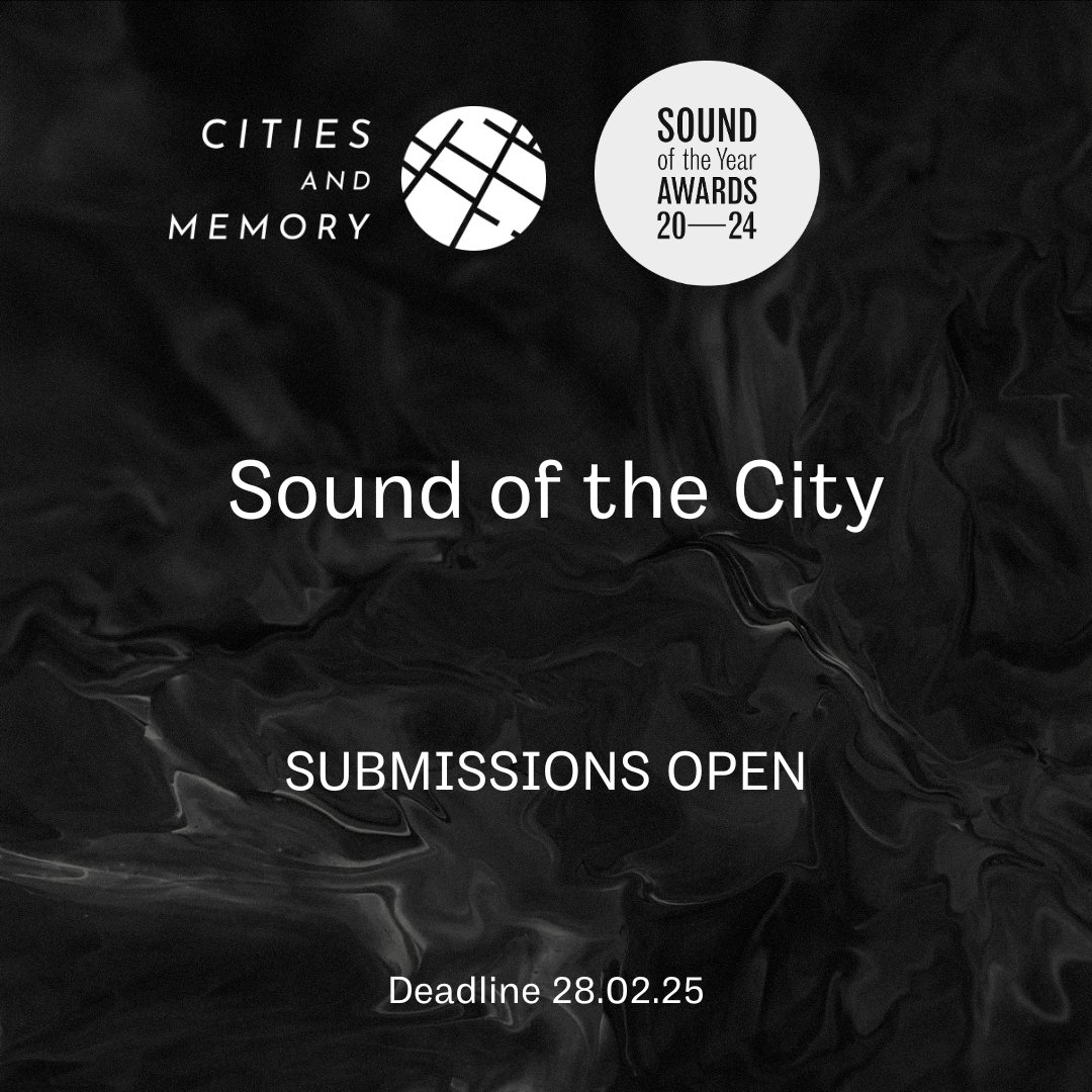 citiesandmemory's tweet photo. We're thrilled to be partnering with @sound_awards in 2025 for their brand new category Sound of the City. Looking forward to hearing all of your amazing urban sounds! 🌆🎧

More about these brilliant awards here: https://t.co/hrZzkr0naZ https://t.co/y7OXXvKcCt