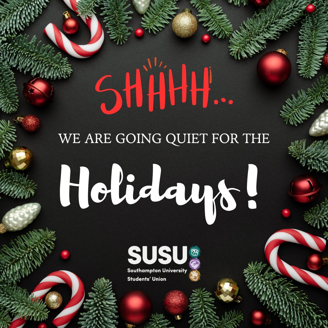 The holiday season is almost here, and we hope you're looking forward to a well-deserved break filled with quality time with your loved ones!

We'll be going quiet on social media during the festive period, but don't worry - we'll be back in action soon!