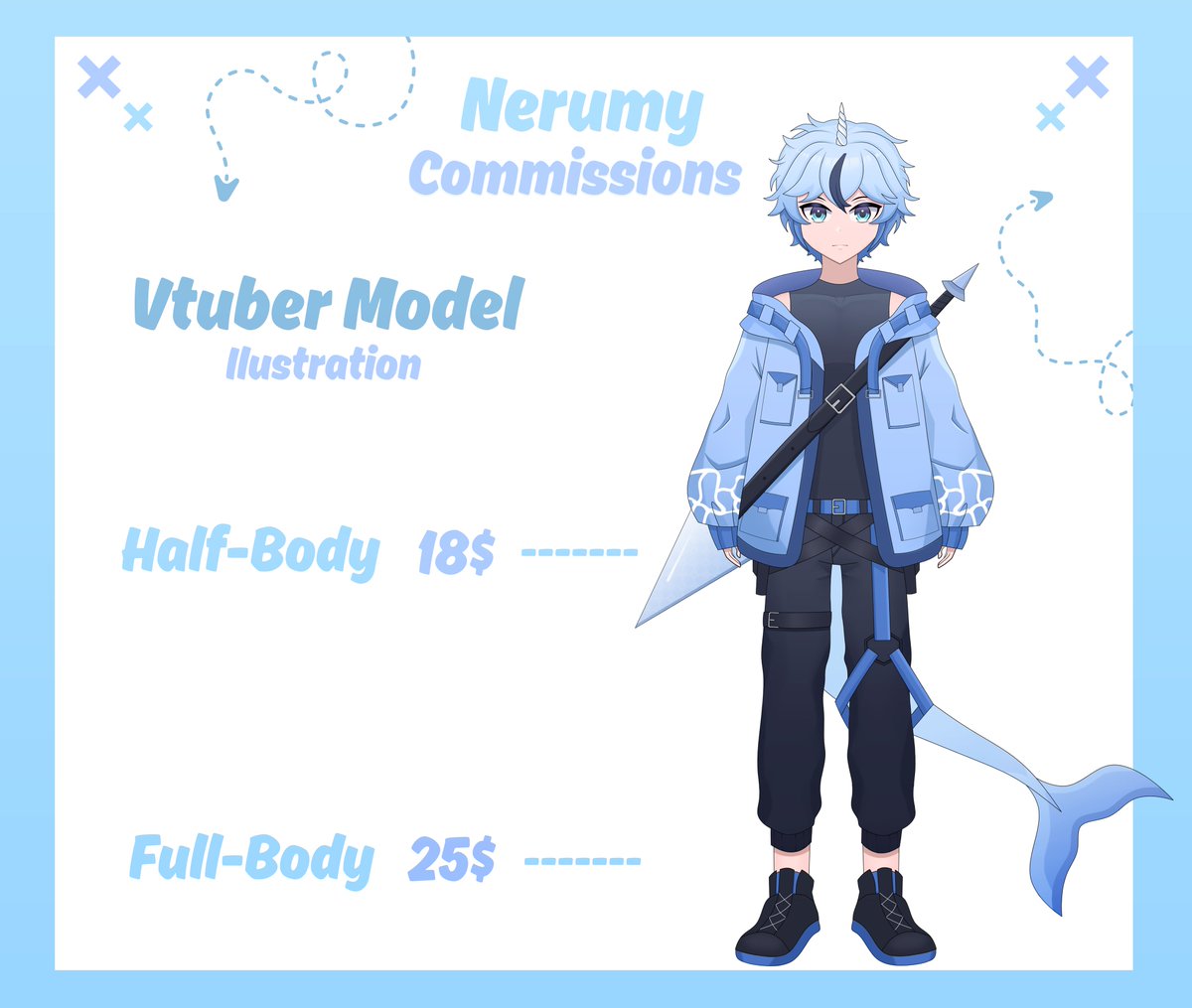 NerumyVT's tweet image. ¡Comisiones Abiertas!

Pueden hablarme al dm para mas detalles si están interesados😁

El pago es por via paypal o ko-fi.

Se agradece el apoyo! 💜