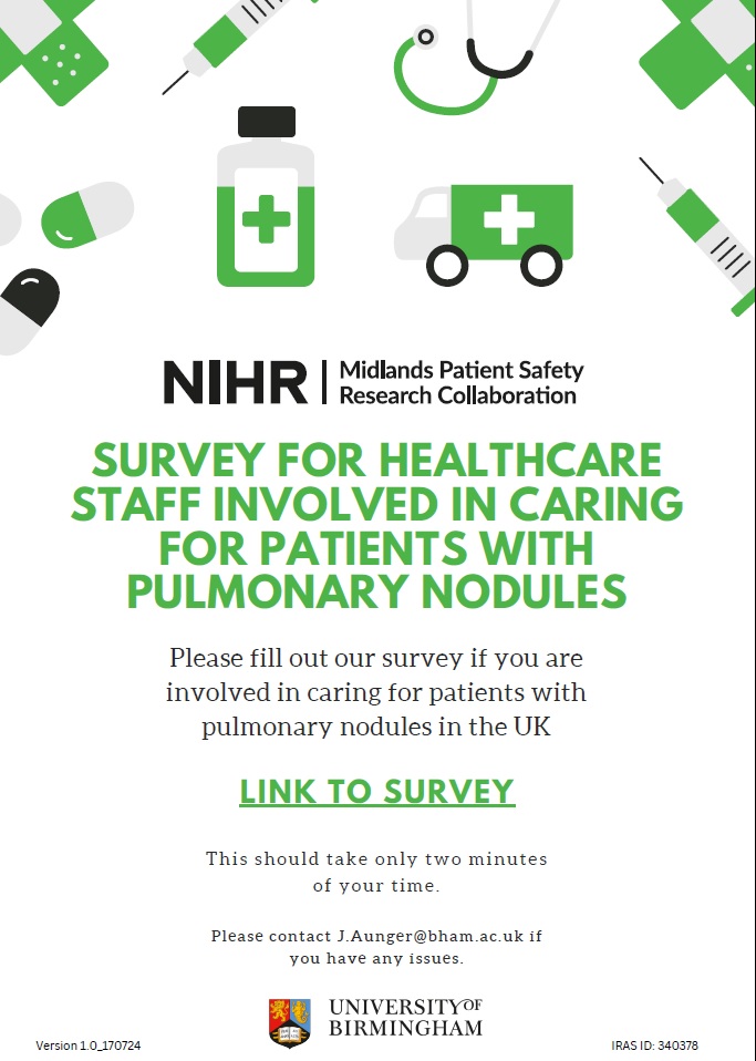 Andrew Yip (@dr_andrewy) on Twitter photo We are very much looking for the lung nodule management pathways and services throughout UK. Hopefully will inform on how services can be streamlined and improved. If you have a few minutes to spare, please fill this up!
<a href="/j_aunger/">Justin Aunger, Ph.D.</a> <a href="/AlphaCopdDoc/">Alice Turner</a>
Link: forms.office.com/pages/response… We are very much looking for the lung nodule management pathways and services throughout UK. Hopefully will inform on how services can be streamlined and improved. If you have a few minutes to spare, please fill this up!
<a href="/j_aunger/">Justin Aunger, Ph.D.</a> <a href="/AlphaCopdDoc/">Alice Turner</a>
Link: forms.office.com/pages/response…