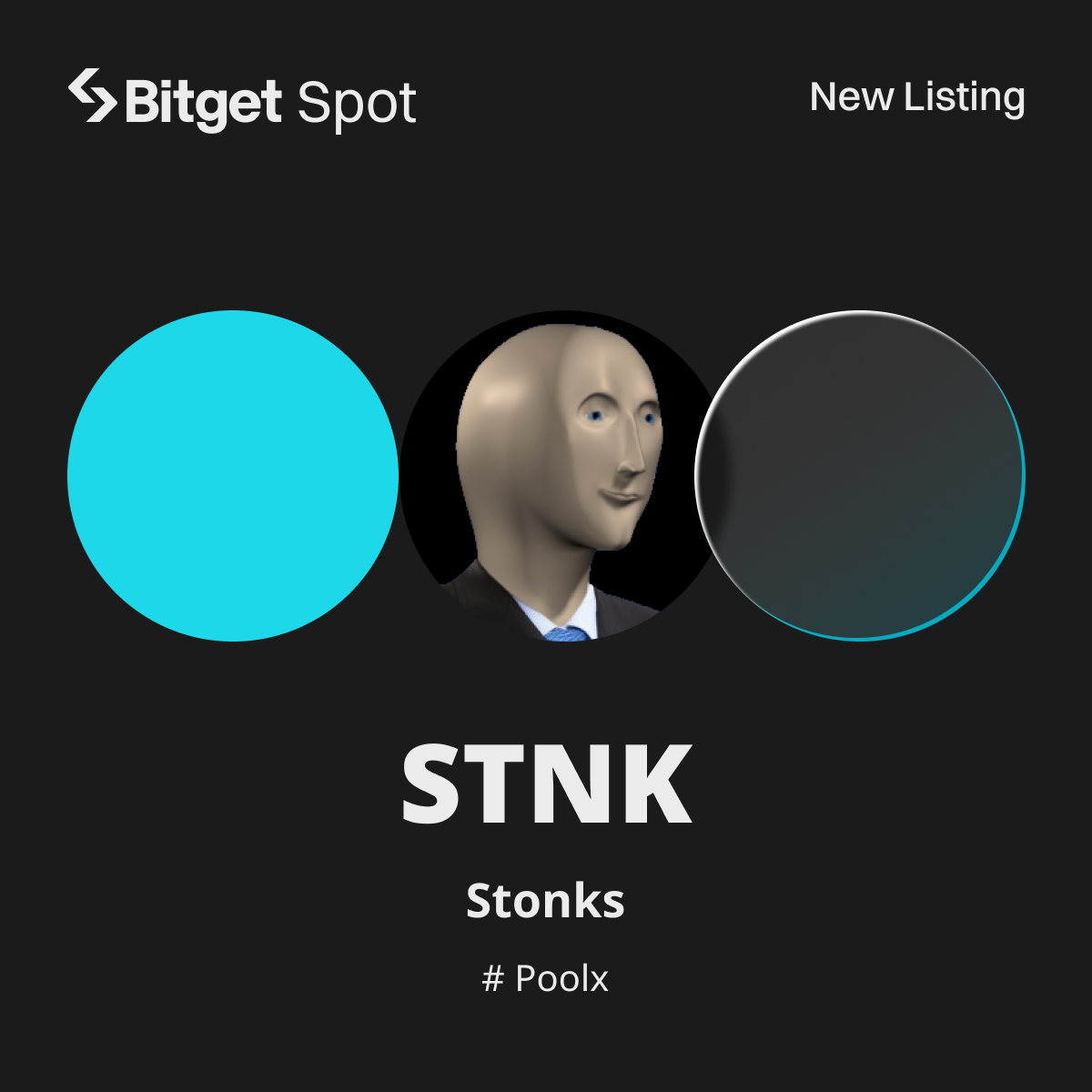 bitget's tweet image. New Listing - $STNK @STONKS_SOL

🔹Pair: STNK/USDT
🔹Deposit available: now
🔹Trading available: Dec 13, 10:00 AM (UTC)

🔥 390 $STNK are up for grabs on PoolX!

Details: bitget.com/en/support/art…