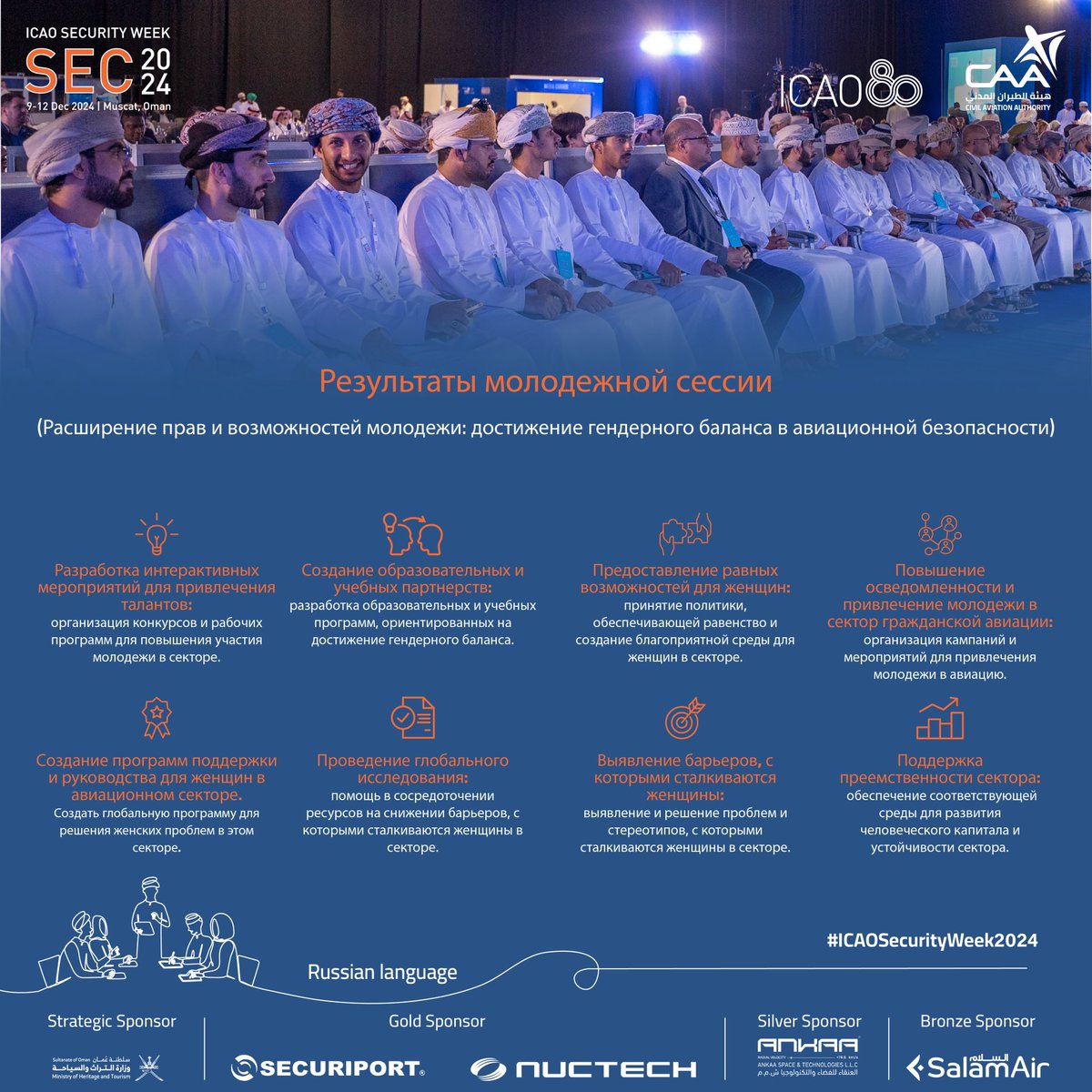 CAAOMN's tweet photo. @icao @ICAOMID @ShababRadioOman @omanfm_om @serbglobal ✨مخرجات الجلسة الشبابية من #أسبوع_أمن_الطيران2024🛫
(باللغة الفرنسية، الأسبانية، الروسية، والصينية)
Outcomes of the Youth Session as part of #IcaoSecurityWeek2024 🛫
(In French, Spanish, Russian and Chinese)
@icao https://t.co/eYZhnoLoYo