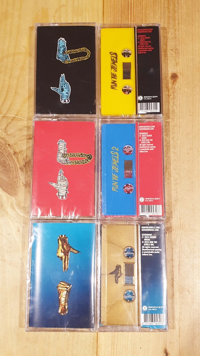 RTJ2 is out this Friday on a 10th anniversary repress! Plus we've got some cool new tape editions of each album (those are in the shop right now) 

recordculture.com/collections/ne…
