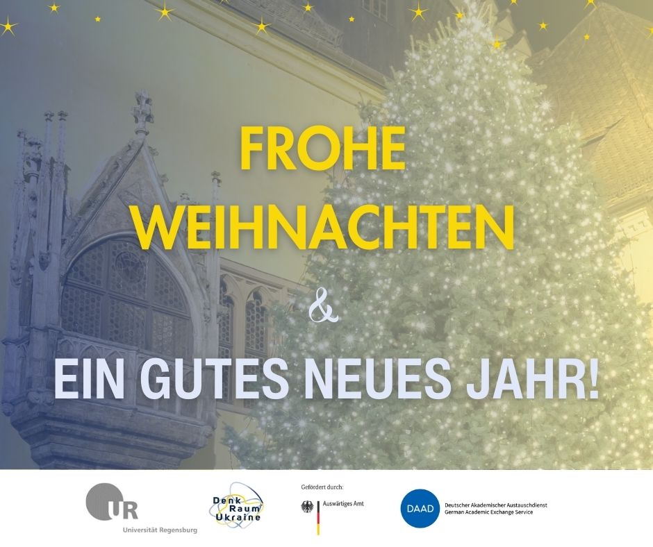 🎄 Frohe Weihnachten &amp; Щасливих зимових свят! 🎆 2024 war ein Jahr des Aufbruchs für #DenkraumUkraine – ein Raum für Austausch, Forschung &amp; Begegnung. ✨Danke an alle, die uns begleitet haben! 2025 bringt neue Chancen &amp; spannende Projekte!