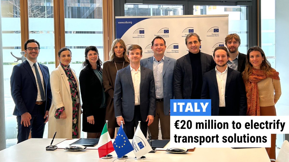 🇮🇹🇪🇺We are providing a €20m venture debt loan to @Tau_Group to boost sustainability in the automotive sector.

Thanks to this financing, Tau will significantly scale up eco-friendly magnet wire production, boosting clean mobility⤵️

bit.ly/Italy_TauGroup

#InvestEU