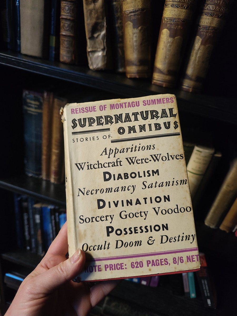 WickedVintageUK's tweet photo. Another superb #rareoccultbook in store this week, #supernaturalomnibus 1949 reissue with an edit and introduction by #montaguesummers ππ #occult #satanism #werewolves #vampires #diabolism #necromancy #goetry #voodoo #possession #divination #witchcraft #destiny and more... π https://t.co/VcbqTLUEfB