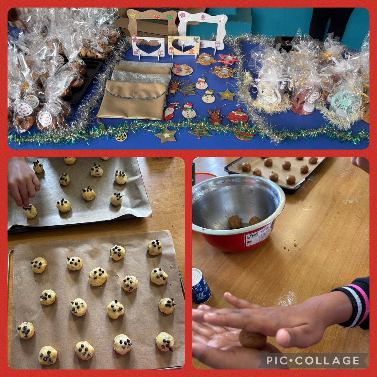 Confection de cookies pour le marché de Noël 🎄😋