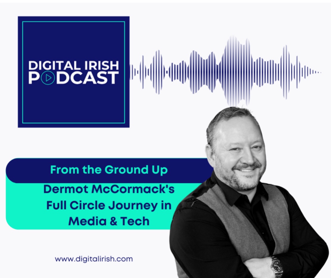 digitalirish's tweet image. In this episode, we explore the mind of Dermot McCormack @dermot100 , a visionary entrepreneur and founder of BravoMondo. From the dot-com boom to the rise of AI, Dermot has been at the forefront of technological innovation.

#DigitalIrish #podcast #tech #bravomondo