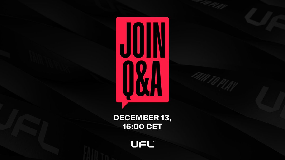 Join us for a live Q&amp;A session with our CEO <a href="/styxflows/">Eugene Nashilov</a>  who'll be sharing the answers in the comments to this post tomorrow from 16:00 CET!
⠀
This is your chance to ask everything you want to know about UFL — straight talk, no filters 🤝
⠀
Drop your questions below ⬇️