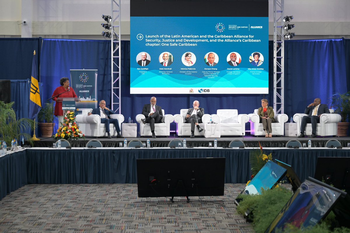 Pleased to welcome <a href="/igoldfajn/">Ilan Goldfajn</a>, <a href="/DavidLammy/">David Lammy</a>, <a href="/HoraceChangJM/">Dr. Horace A Chang</a>, @palencia3monica and all delegates to Barbados for the launch of the Latin America and the Caribbean Alliance for Security, Justice and Development.

It’s only by working together that we can truly fight organised crime.