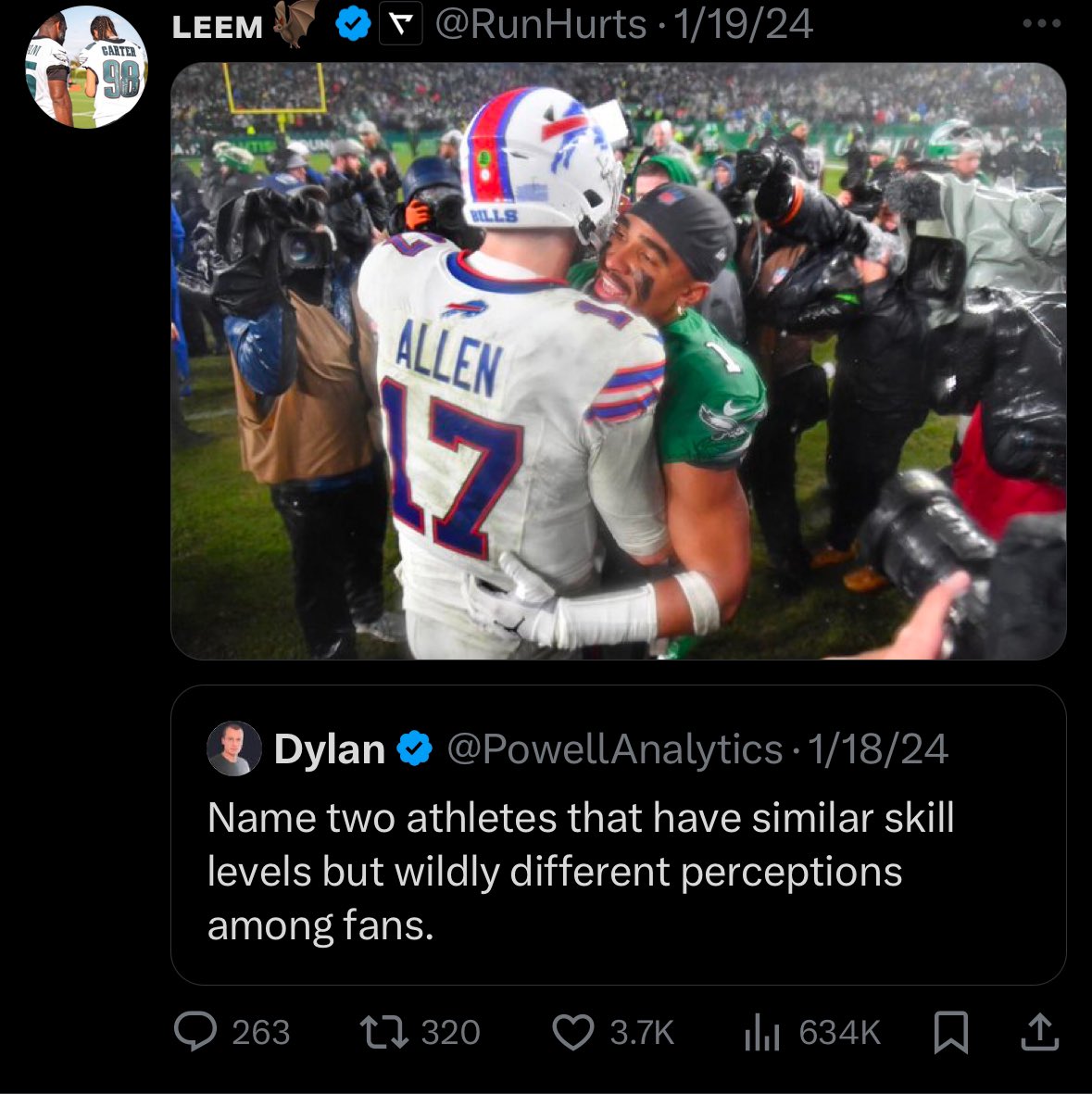 RunHurts's tweet photo. Statement still stands https://t.co/mba3NtxAF3