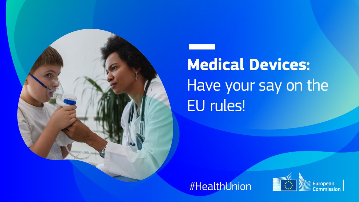 Medical Devices: Have your say on the EU rules!
We’ve launched a public consultation &amp; call for evidence on how EU medical device regulations are performing in practice. 
📅 Deadline: 21 March 2025
Participate here:
🔗 europa.eu/!Fg3M83
#HealthUnion