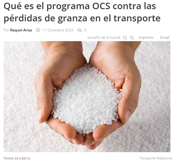 Con el programa Operation Clean Sweep® (OCS), trabajamos junto a toda la cadena de valor para evitar la pérdida de granza en todas las etapas, incluido el #transporte🌱. Un conjunto de buenas prácticas para el manejo de nuestros materiales, también una importante ventaja que