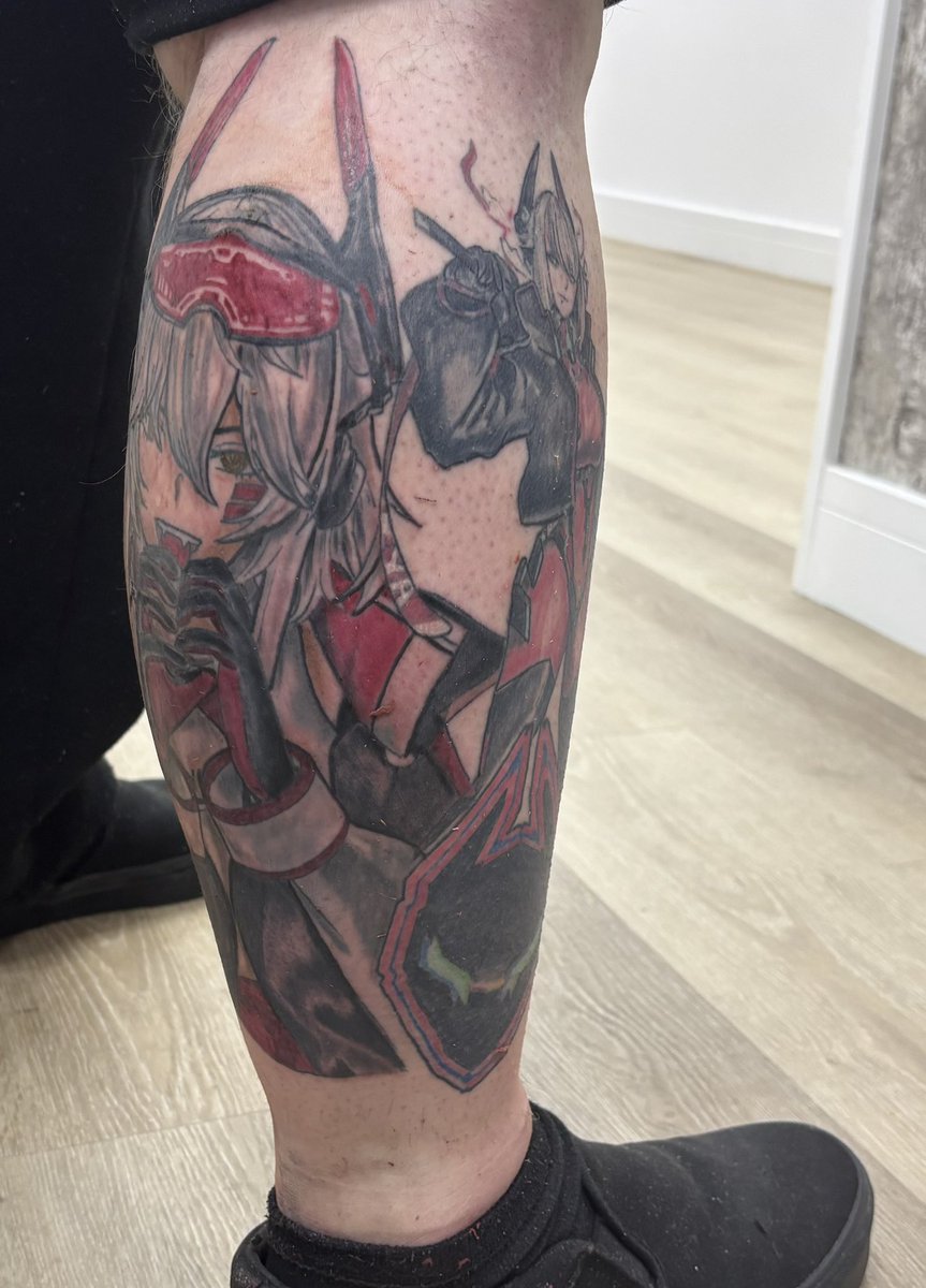 ttttoo Ken 'DANDADAN' leg sleeve for amazing @twzens 2 session