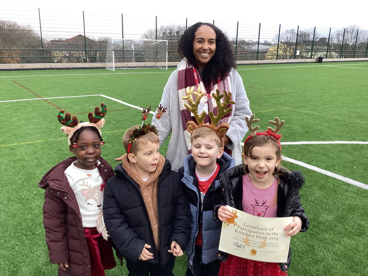 Lime Wood Primary School (@limewoodwat) on Twitter photo Community spirit this afternoon with the children completing their Reindeer Dash raising funds for <a href="/AgeUKBexley/">Age UK Bexley</a> who have been supporters of our school since we opened. Thank you to Sasha for coming along and presenting the classes with their certificates! What great festive fun! Community spirit this afternoon with the children completing their Reindeer Dash raising funds for <a href="/AgeUKBexley/">Age UK Bexley</a> who have been supporters of our school since we opened. Thank you to Sasha for coming along and presenting the classes with their certificates! What great festive fun!