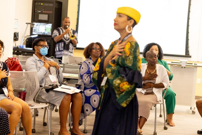 “Belonging &amp; social connection are increasingly understood as vital to [our] health &amp; well-being...." — <a href="/NEAArtsChairMRJ/">Maria Rosario Jackson, PhD</a>

We recently announced funding for 9 projects that address social connection, belonging &amp; mental health through the arts! Learn more: bit.ly/4fdQsLg
