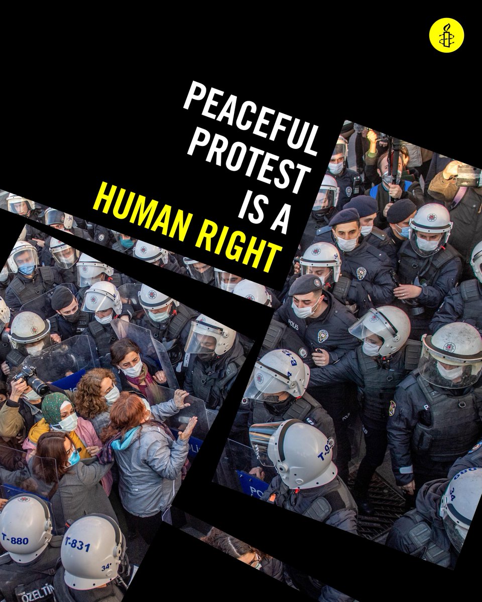 Around the world, the right to peacefully protest is under attack. Today and every day, peaceful protest is a human right. 

#ProtectTheProtect