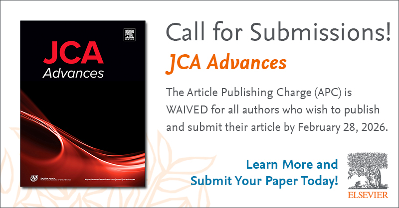 We look forward to receiving your submission!
spkl.io/601642Cyj
#JCAAdvances #CFP #OpenAccess #Anesthesia #Anesthesiology #Callforpapers #CallforSubmissions