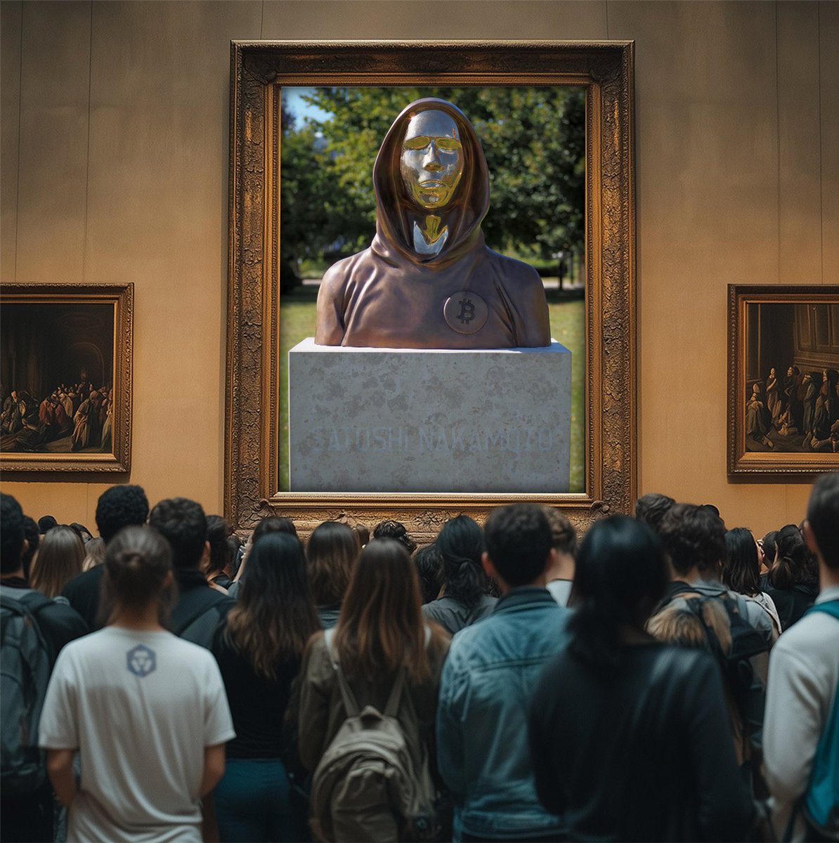 cryptocom's tweet image. He disappeared, but he created billions of more Satoshis.