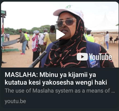 Muslim Women Advancement of Rights and Protection (@mwarpkenya) on Twitter photo 📢Raising Our Voices Against SGBV in Garissa County!
📽️Watch this powerful video highlighting our recent SGBV campaign <a href="/GarissaGov/">Garissa County Gvt.</a> , where <a href="/Mwarpkenya/">Muslim Women Advancement of Rights and Protection</a> joined hands with the community to address the rising cases of Sexual and Gender-Based Violence (#SGBV) during the 📢Raising Our Voices Against SGBV in Garissa County!
📽️Watch this powerful video highlighting our recent SGBV campaign <a href="/GarissaGov/">Garissa County Gvt.</a> , where <a href="/Mwarpkenya/">Muslim Women Advancement of Rights and Protection</a> joined hands with the community to address the rising cases of Sexual and Gender-Based Violence (#SGBV) during the