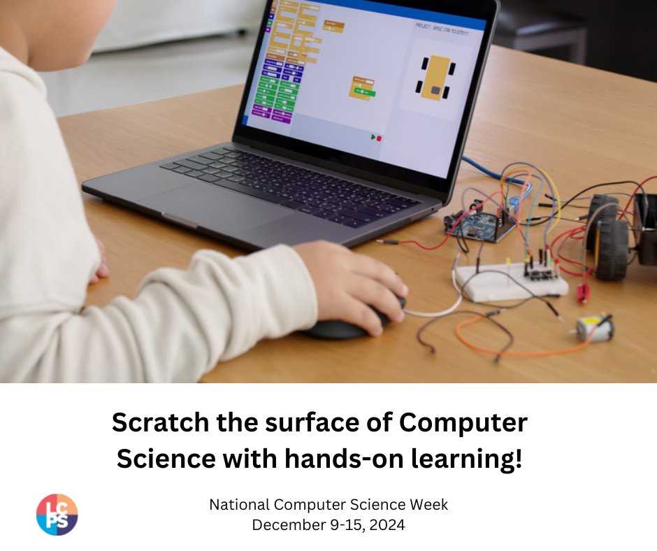 Curious about computer science? During Computer Science Education Week, families can try lessons like "Face Sensing with Scratch" or explore Machine Learning concepts with "Neural Networks for Kids." Share your child’s project with <a href="/csforlcps/">Loudoun County Computer Science Office</a>! lcps.pub/3OMrRlY
#LCPSCSWeek