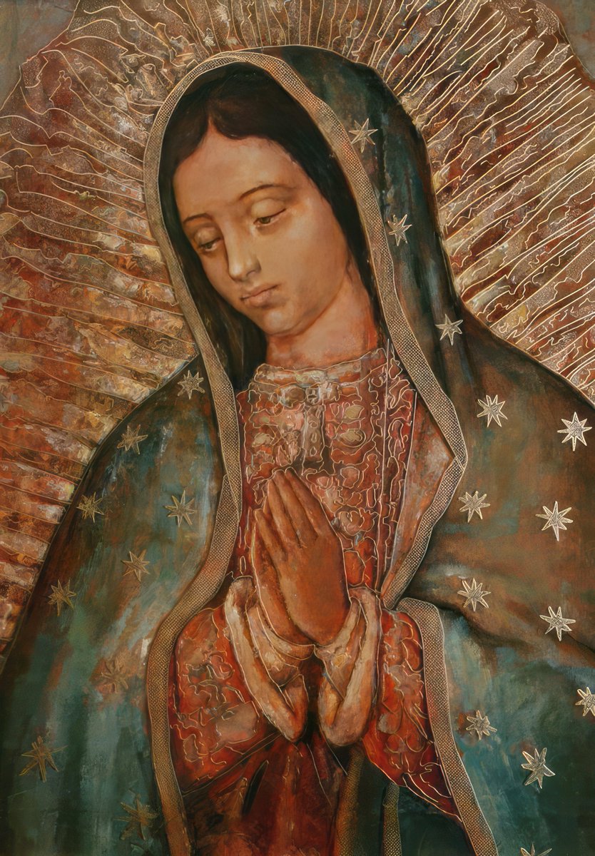 KofC's tweet photo. For centuries, devotion to Our Lady of Guadalupe has brought people to a greater awareness of Christ’s real presence in the Eucharist. Read more: https://t.co/YUbwgexWKf

Our Lady of Guadalupe, pray for us! https://t.co/r1L3BAkFjD
