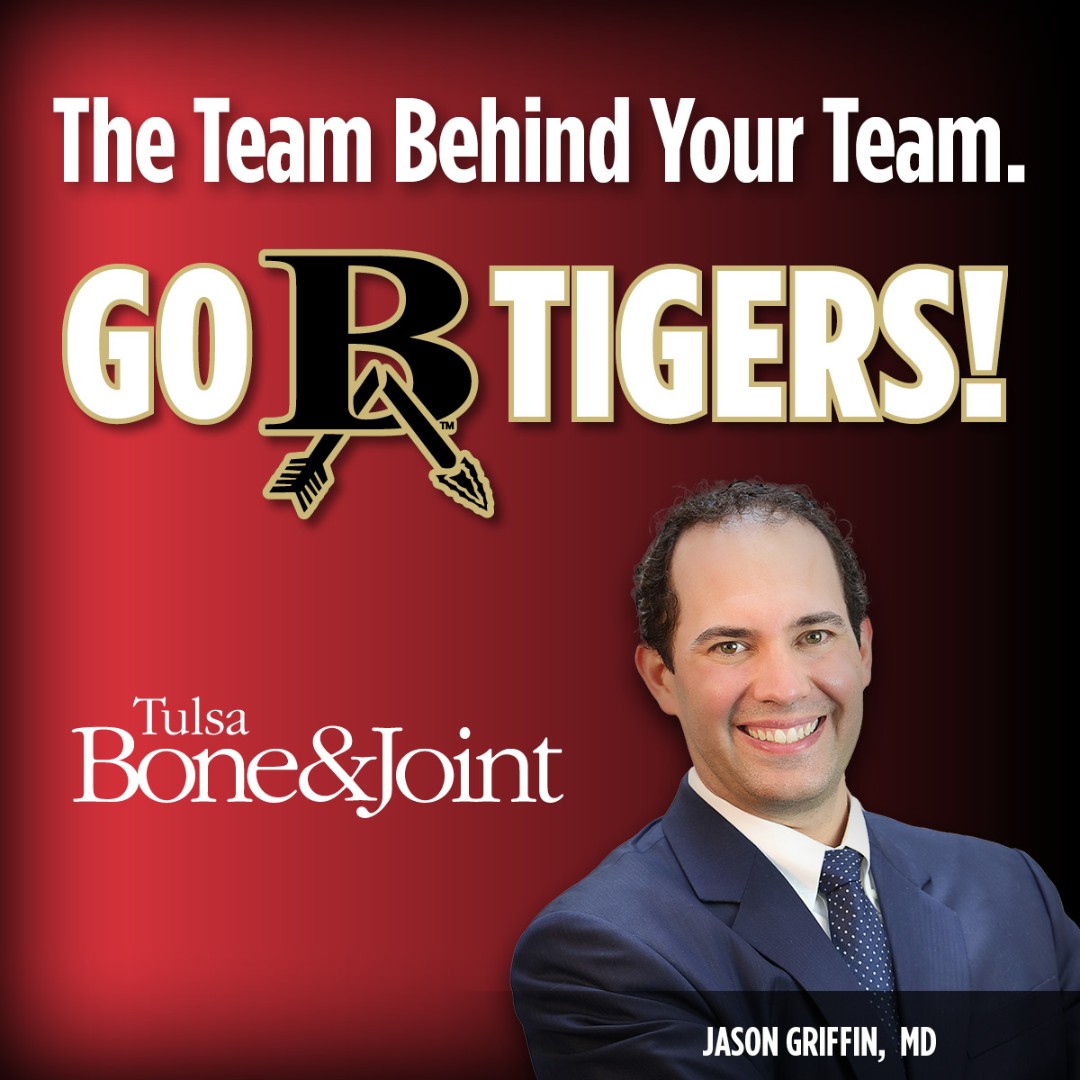 tulsabone_joint's tweet photo. We are proud to continue our tradition of supporting Broken Arrow Tigers Athletics! Dr. Jason Griffin serves as team orthopedist, and we have an incredible team of athletic trainers on site at BA High School. Go Tigers! #brokenarrow #orthopedics https://t.co/evEvyAnysK