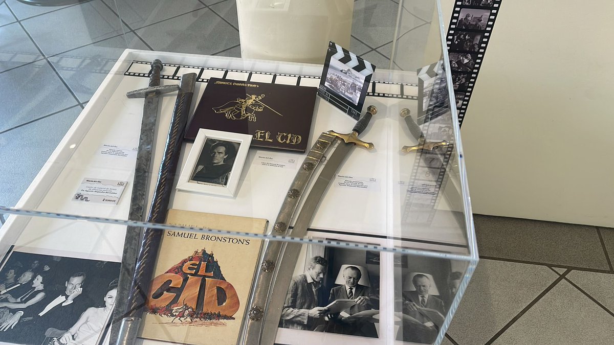 BronstonSamuel's tweet photo. Mañana inauguramos en el Centro Cultural de @AyuntamientoCV nuestra exposición sobre Samuel Bronston, en la que hemos recopilado materiales originales reunidos a lo largo de la investigación para el documental Samuel: Hollywood vs Hollywood https://t.co/tpjC3GD4oe