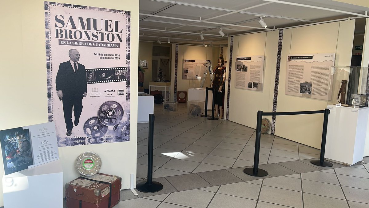 BronstonSamuel's tweet photo. Mañana inauguramos en el Centro Cultural de @AyuntamientoCV nuestra exposición sobre Samuel Bronston, en la que hemos recopilado materiales originales reunidos a lo largo de la investigación para el documental Samuel: Hollywood vs Hollywood https://t.co/tpjC3GD4oe