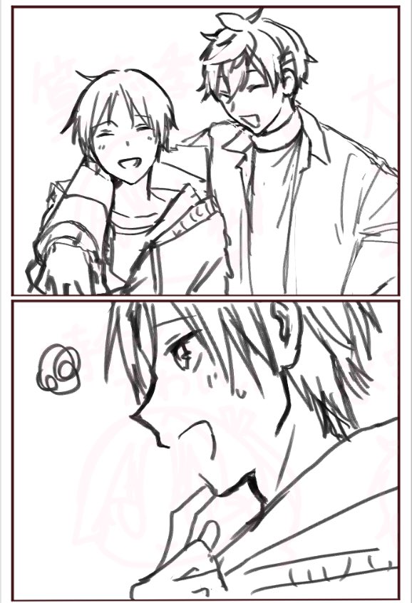 イラスト描くつもりだったのに気付いたら漫画描き始めてたから諦めて大遅刻でお祝いします🙄 