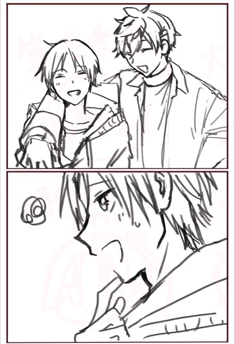 イラスト描くつもりだったのに気付いたら漫画描き始めてたから諦めて大遅刻でお祝いします🙄 