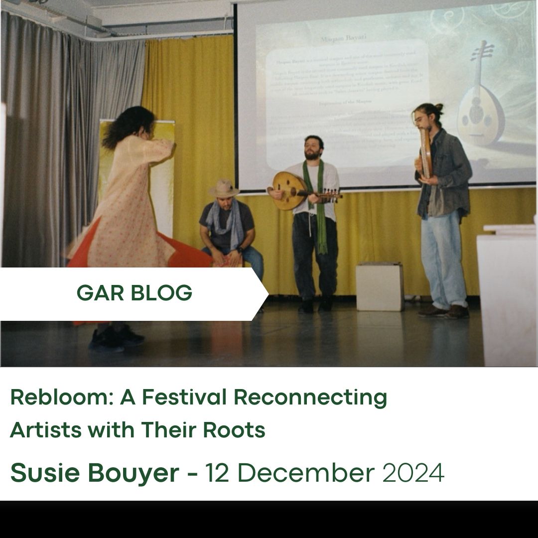 GAR_Dernek's tweet photo. 📢 New #GARBlog | Susie Bouyer: Rebloom: A Festival Reconnecting Artists with Their Roots. @BouyerSusie. https://t.co/YxVHskHLvq https://t.co/cwEJl2InvE