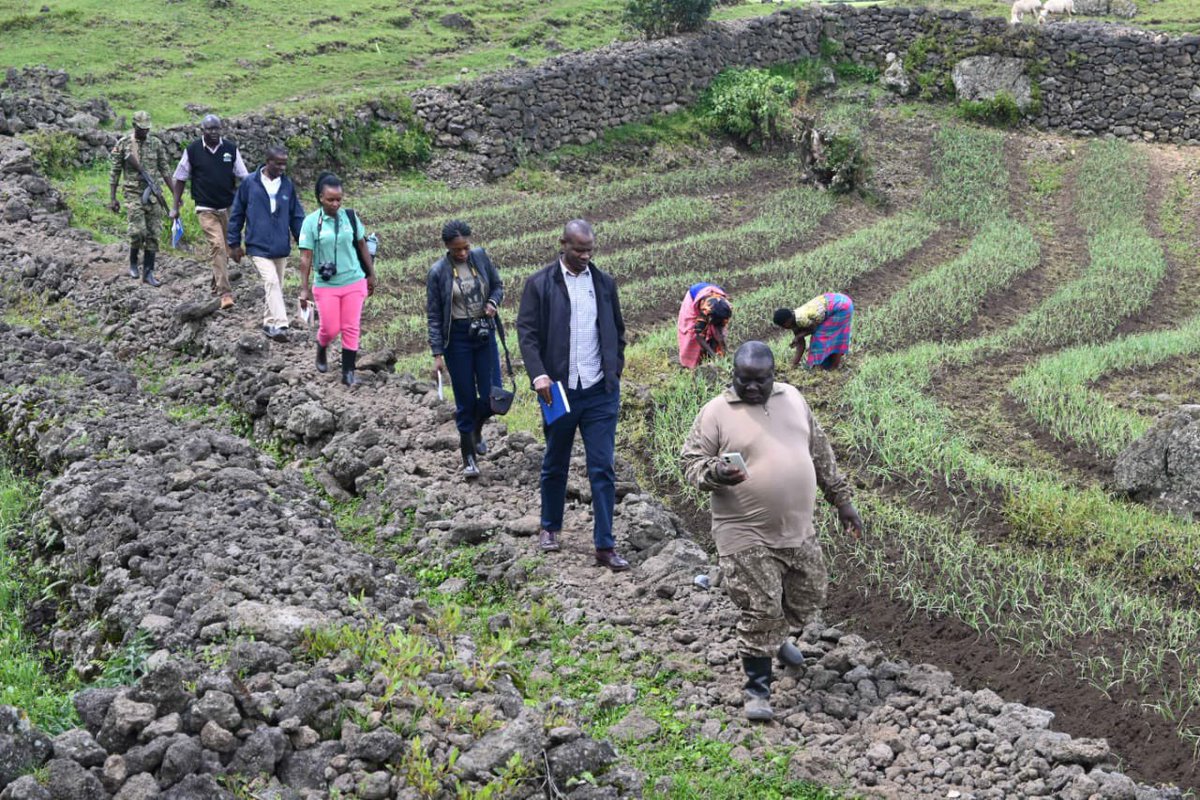 min_waterUg's tweet photo. #MWEworks: The Investing in Forests and Protected Areas for Climate-Smart Development (IFPA-CD) Project Steering Committee visited Mgahinga National Park to inspect the newly constructed Buffalo Wall. https://t.co/xJUVB0iVj2