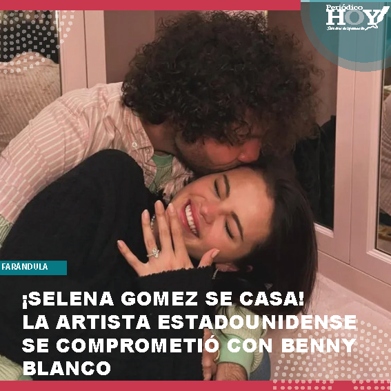 _HOYBolivia's tweet photo. Gomez reveló la noticia a través de su cuenta de Instagram en donde escribió: “para siempre comienza ahora”, presumiendo su #anillo de diamantes. https://t.co/ezCe8HY12n