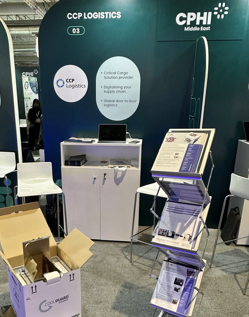 CCPKSA's tweet photo. What an unforgettable time at @CPHIMiddleEast!  

Packed halls, unstoppable energy and countless opportunities...

Booth SU.03 

🗣 Get in touch with our Care Team today...

💻 https://t.co/jrsQ0sJW0a

#ColdChain #SupplyChain #Logistics #CPHI #CPHIMiddleEast #CPHIME #Healthcare https://t.co/gBIqNp0UcS