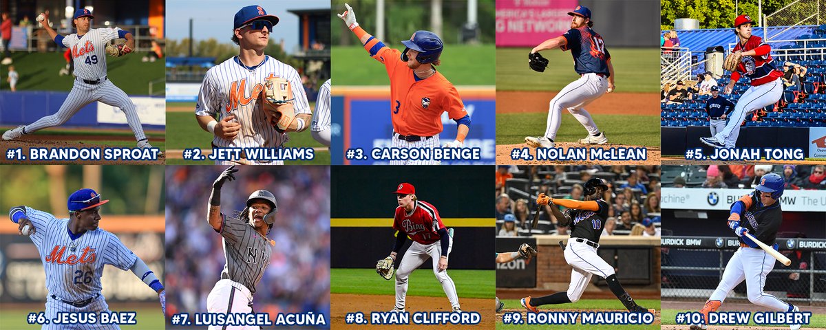Our top 10 prospects according to <a href="/baseballpro/">Baseball Prospectus</a> 💪