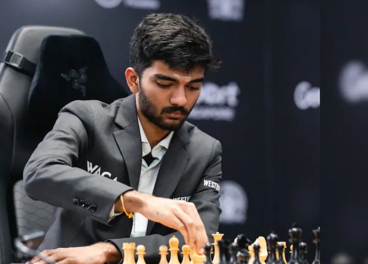 ABVPVoice's tweet photo. Congratulations to #GukeshDing on winning the World Chess Championship by defeating China's Ding Liren in the thrilling 14th and final game of the summit clash. 

Gukesh, now the youngest-ever World Chess Champion, has made Bharat immensely proud with his historic achievement. His victory not only marks a personal milestone but also reinforces Bharat’s reputation as a global chess powerhouse. This triumph is a testament to his brilliance and the rising dominance of Bharatiyachess on the world stage.