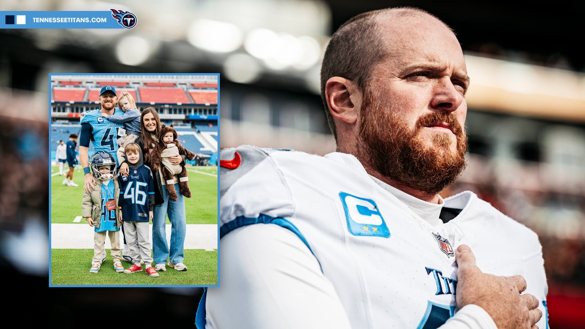 Jim Wyatt (@jwyattsports) on Twitter photo Life lessons helped <a href="/Titans/">Tennessee Titans</a> long snapper <a href="/morgancox46/">Morgan Cox</a> become one of the finalists for 2025 Bart Starr Award.
“Just knowing the type of person that Bart was, as a family man and in the community, it’s an honor to be even in the same breath as him.”
STORY bit.ly/3ZNwfrn Life lessons helped <a href="/Titans/">Tennessee Titans</a> long snapper <a href="/morgancox46/">Morgan Cox</a> become one of the finalists for 2025 Bart Starr Award.
“Just knowing the type of person that Bart was, as a family man and in the community, it’s an honor to be even in the same breath as him.”
STORY bit.ly/3ZNwfrn