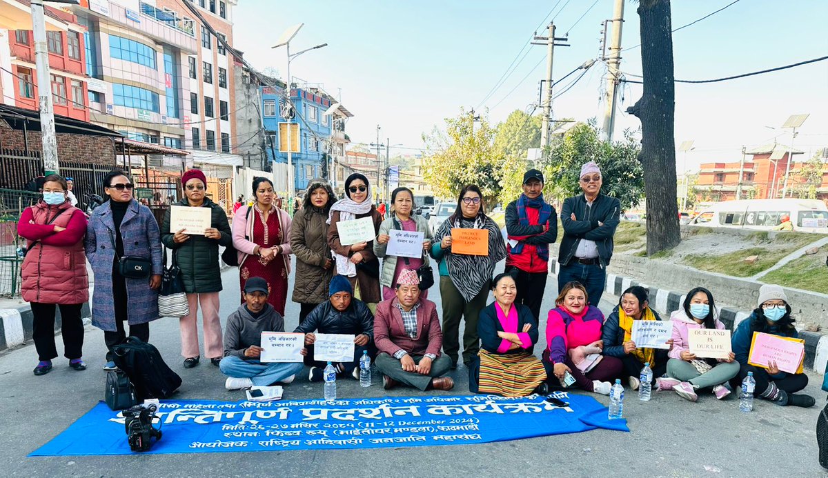 pratimapeace's tweet photo. Solidarity with Peace demonstration for @Chepang @indigenous communities who are displaced from their own land and territories through cement factories and large scale development projects. https://t.co/LOHpAHoQDI