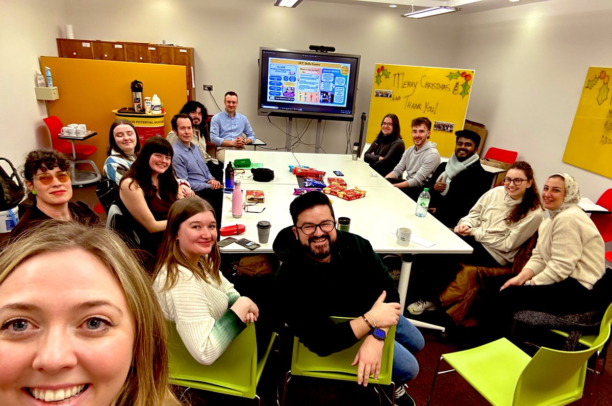 Dr Γadaoin Regan (@eregan91) on Twitter photo A very merry end of semester from some of our team π₯³π₯³π₯³ 10,099 student engagements this term with <a href="/UccSkills/">UCC Skills Centre πποΈ</a> A very merry end of semester from some of our team π₯³π₯³π₯³ 10,099 student engagements this term with <a href="/UccSkills/">UCC Skills Centre πποΈ</a>